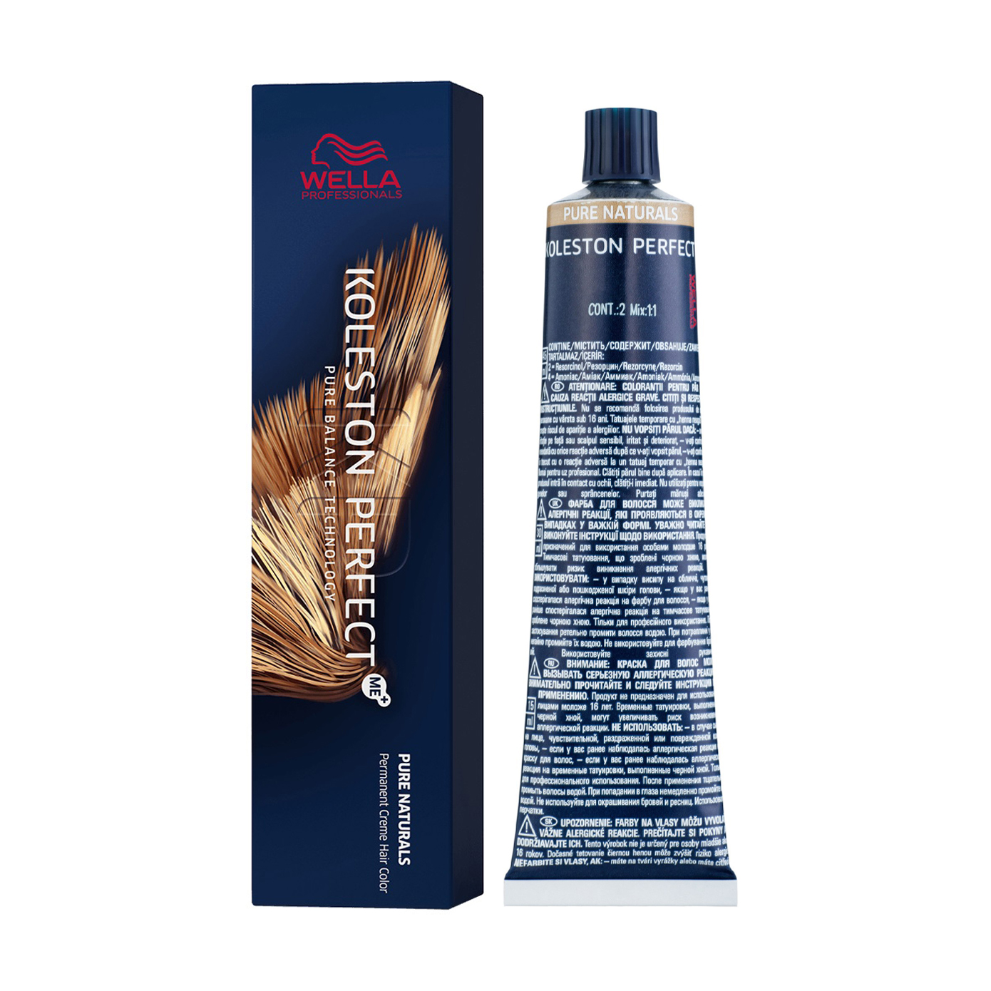 Уцінка! Стійка крем-фарба для волосся Wella Professionals Koleston Perfect Me+ Pure Naturals 9/0, 60 мл
